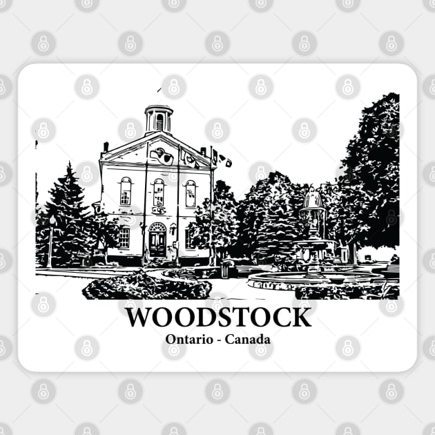 Woodstock - Ontario Magnet by Lakeric
